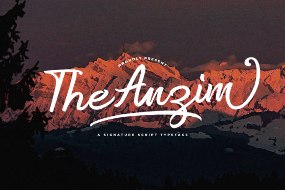 Anzim: A Handwritten Font That Elevates Digital Branding