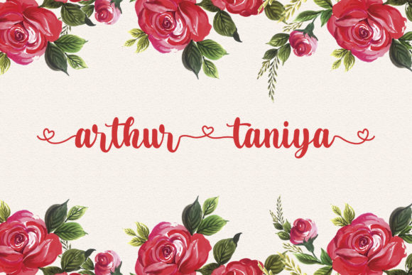 Arthur Taniya: A Premium Script Font That Earns Its Place in Real Campaigns