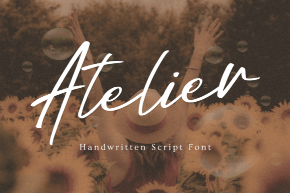 Atelier Handwritten Font for Crafters & Sellers