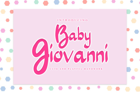Baby Giovanni: A Delicate Handwritten Typeface for Digital Charm