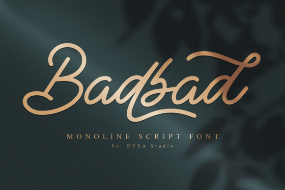 Badbad: A Thoughtful Script Font for Editorial Warmth