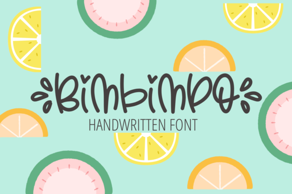 Bimbimpo: A Handwritten Font with Editorial Grace