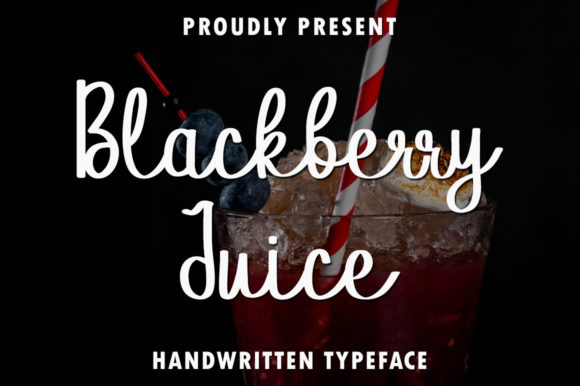Blackberry Juice: A Refined Handwritten Font for Digital Branding