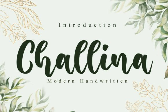 Challina: A Handwritten Font That Feels Like a Signature