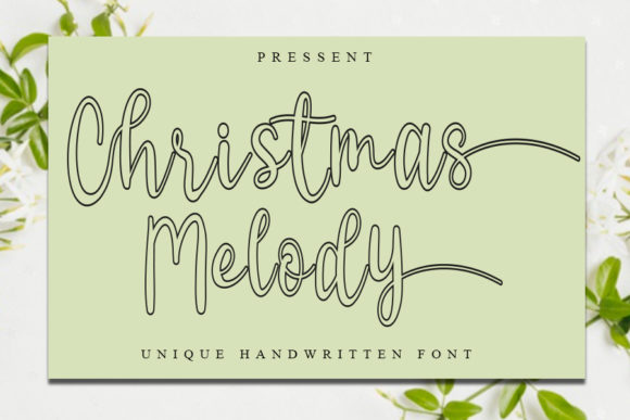 Christmas Melody: A Handwritten Font That Breathes Quiet Elegance Into Editorial Design