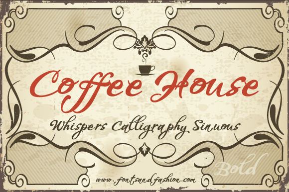 Coffee House: A Sweet Script Font for Handmade Charm