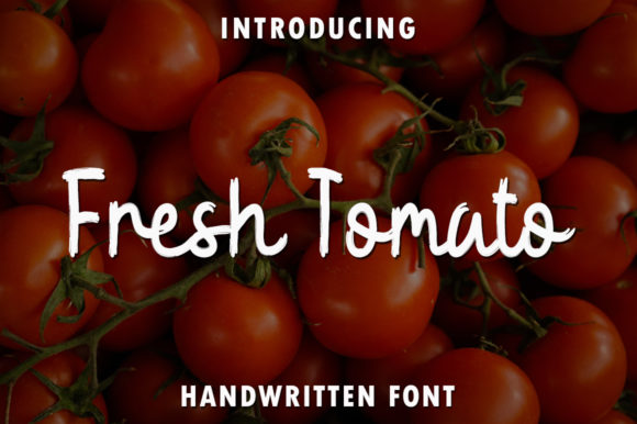 Fresh Tomato: A Sweet, Handwritten Font for Real Business Branding