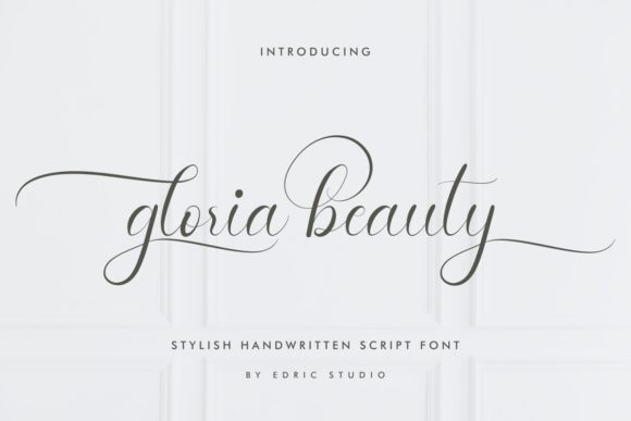 Gloria Beauty: A Delicate Handwritten Font for Thoughtful Branding