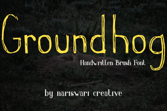 Groundhog Handwritten Font for Crafters & Sellers