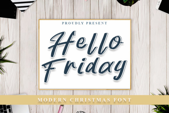 Hello Friday Font: A Joyful Handwritten Script for Makers