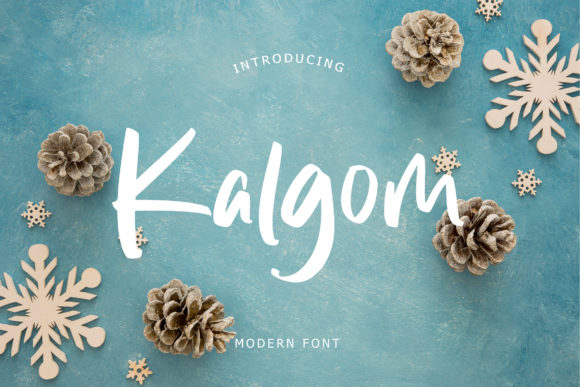 Kalgom: A Modern Script Font That Elevates Your Brand