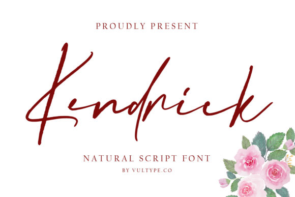 Kendrick: A Delicate Handwritten Typeface for Meaningful Moments