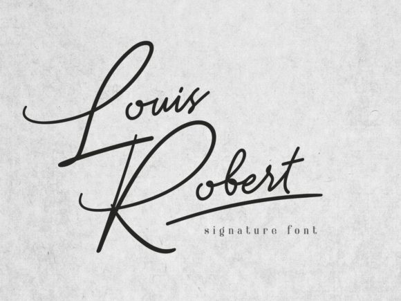 Louis Robert: A Refined Script Font for Handmade Charm