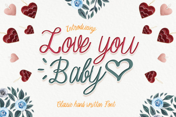 Love You Baby Font: A Handwritten Display Typeface for Warm, Trendy Campaigns