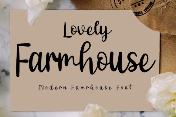 Lovely Farmhouse: A Handwritten Font That Elevates Your Brand