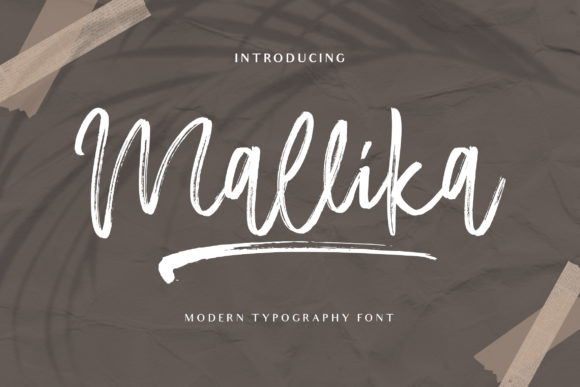 Mallika: A Sweet, Friendly Handwritten Font for Real Business Branding
