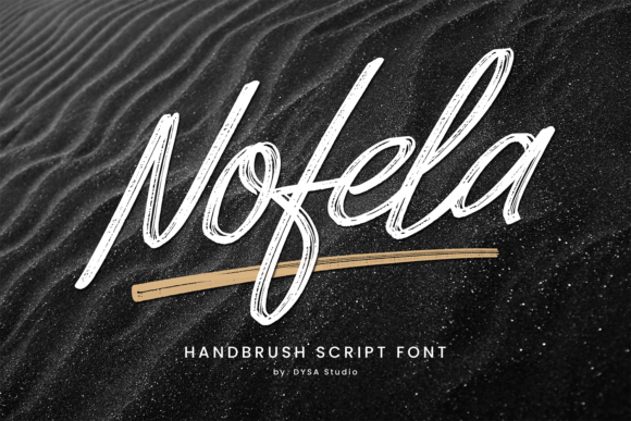 Nofela: A Bold Brushed Script Font for Digital Branding