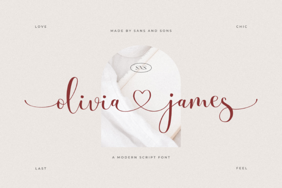 Olivia James: A Romantic Handwritten Font for Real Business Branding