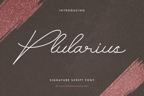 Plularius: A Handwritten Font That Makes Your Brand Feel Human