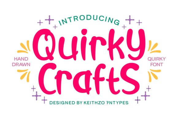 Quirky Crafts: A Playful Handwritten Font for Editorial Charm