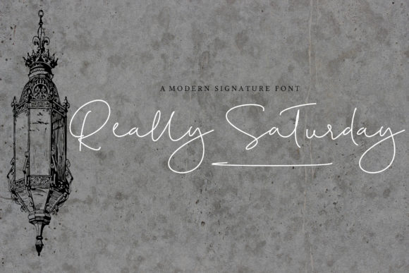 Really Saturday: A Handwritten Font That Breathes Quiet Confidence