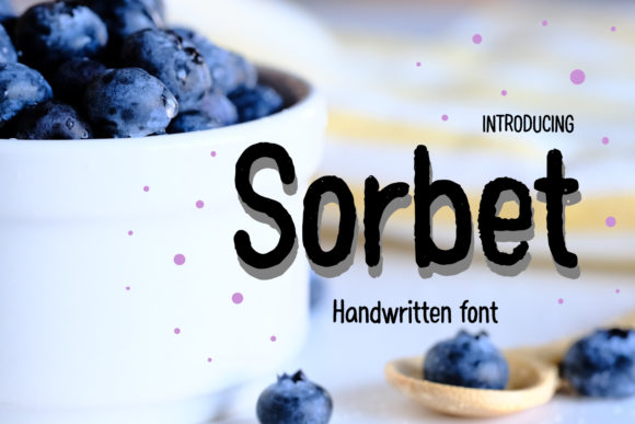 Sorbet Font: A Handwritten Script That Feels Like a First Draft Done Right