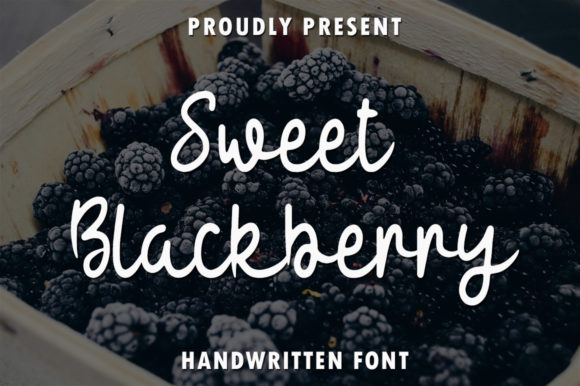 Sweet Blackberry: A Gentle Script Font for Editorial Warmth