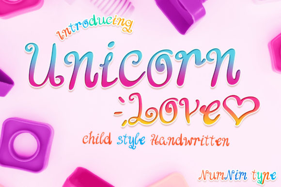 Unicorn Love: A Joyful Handwritten Font for Digital Branding