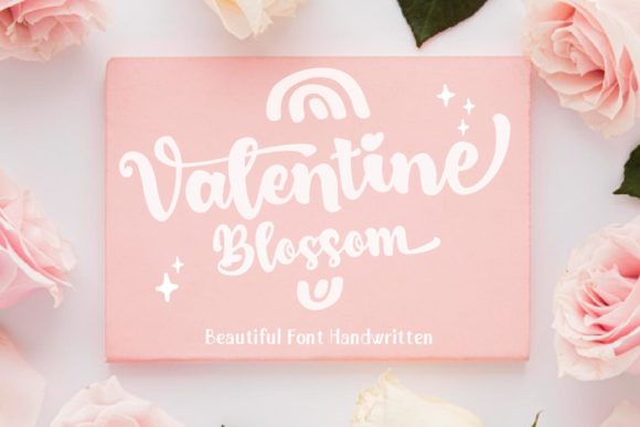 Valentine Blossom: A Romantic Script Font for Digital Branding